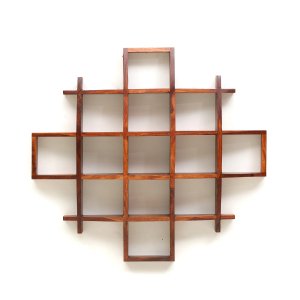Sheesham Wood Wall Shelf - Image 3