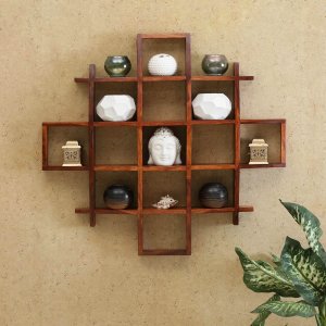 Sheesham Wood Wall Shelf