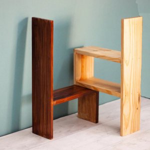 Wooden Corner Shelf | Planter Stand | Multifunctional Shelf - Image 3